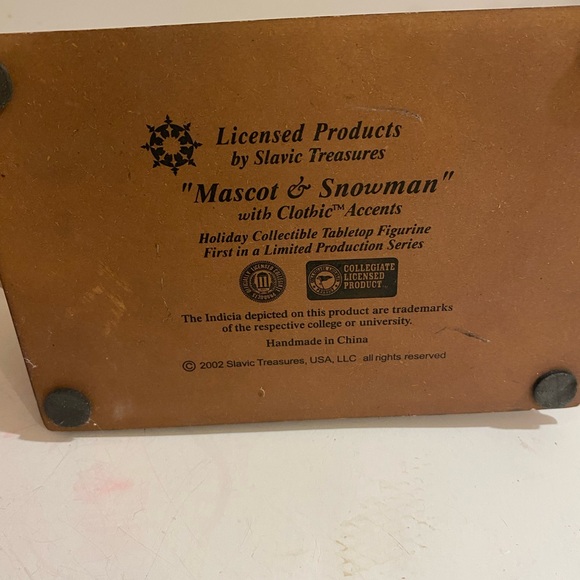 2002 Slavic Treasures “Mascot & Snowman” with Clothic Accents (DI) - Picture 3 of 13